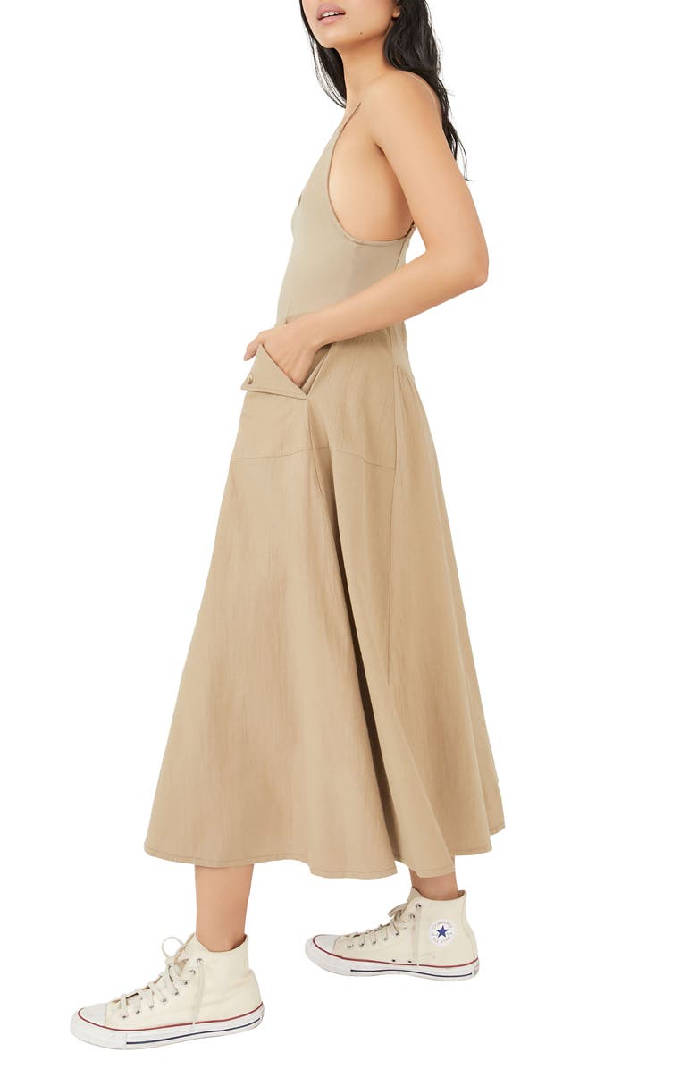 Free People Soledad Princess Seam Maxi Dress, Alternate, color, 