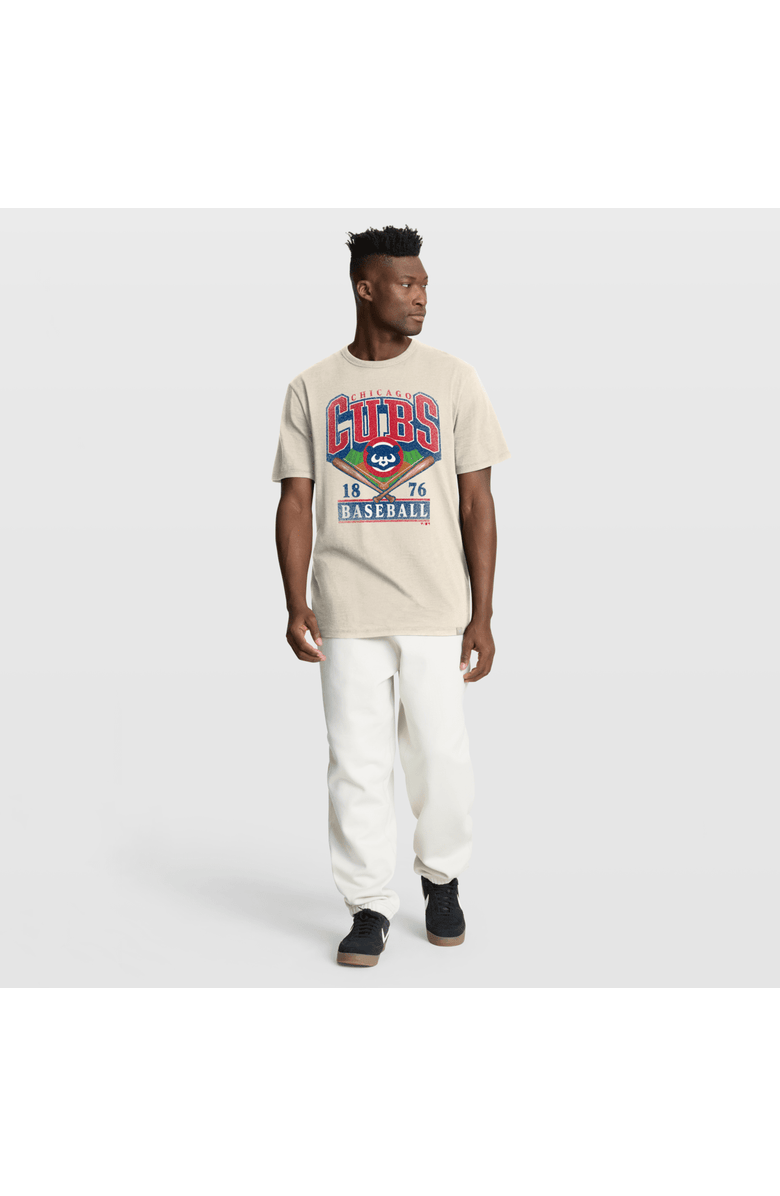 FANATICS Men's Fanatics Tan Chicago Cubs Stadium Slub T-Shirt, Alternate, color, Tan