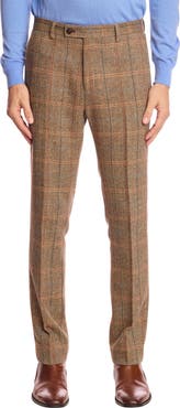 PAISLEY & GRAY Slim Fit Herringbone Downing Dress Pants
