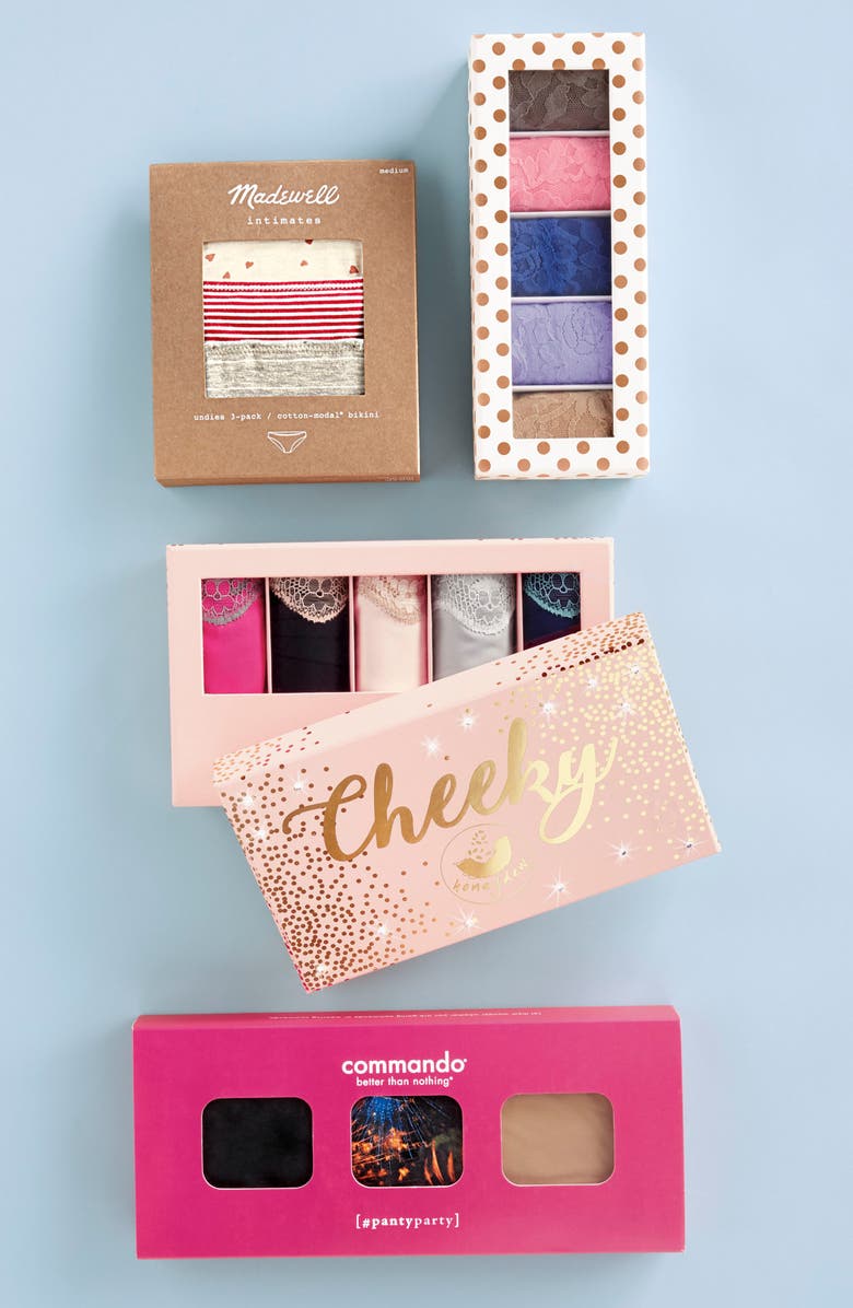 Madewell 3-Pack Bikini, Alternate, color, 