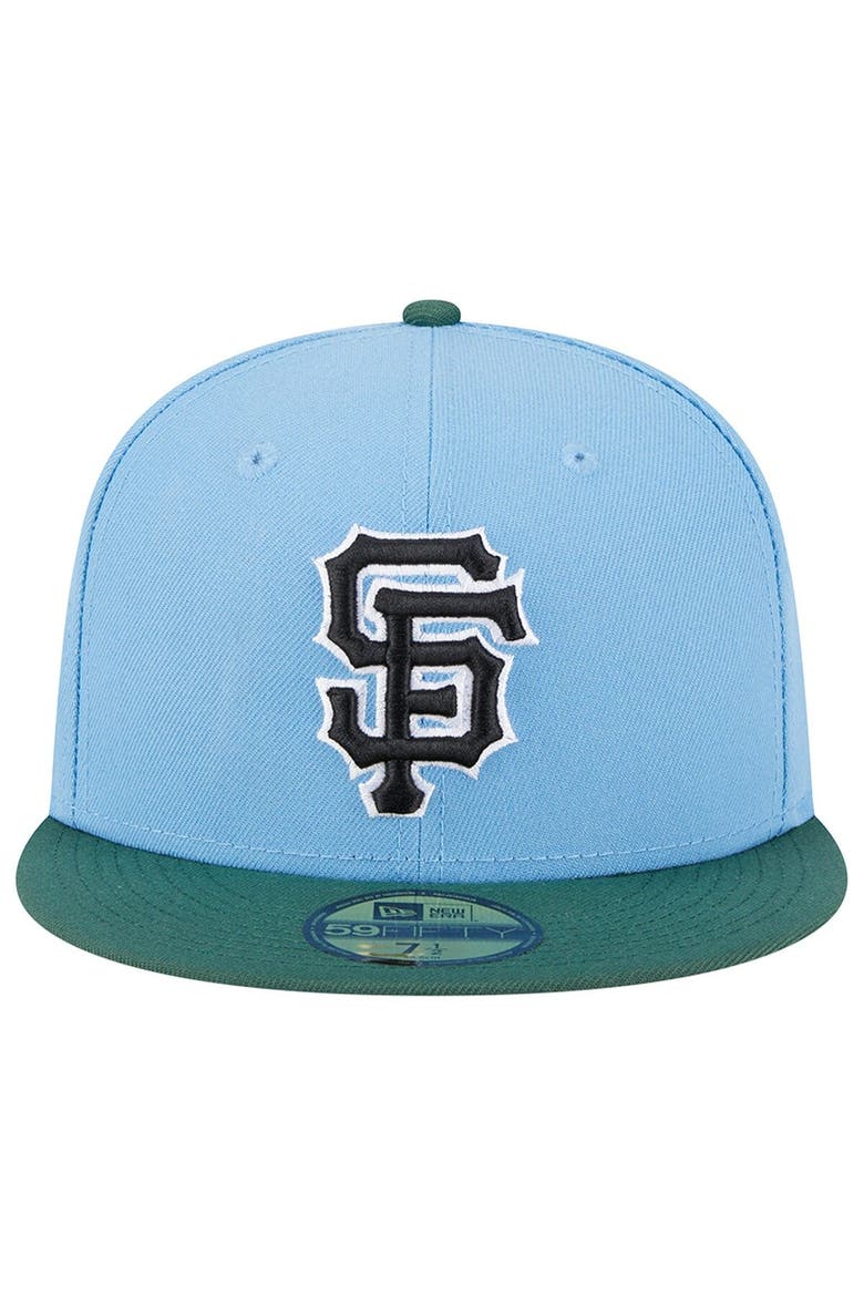 Men's New Era  Sky Blue/Cilantro San Francisco Giants 2002 World Series 59FIFTY Fitted Hat, Alternate, color, Light Blue