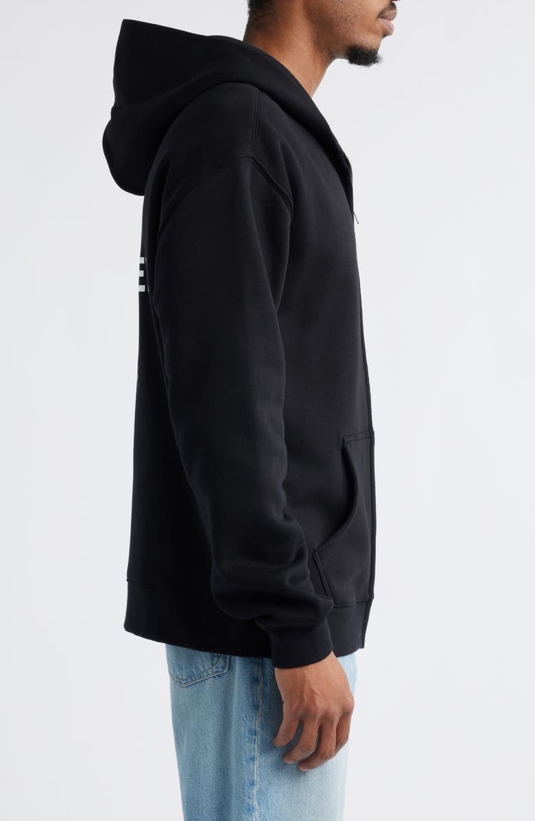 SANTO STUDIO Thriller Zip Hoodie, Alternate, color, Black