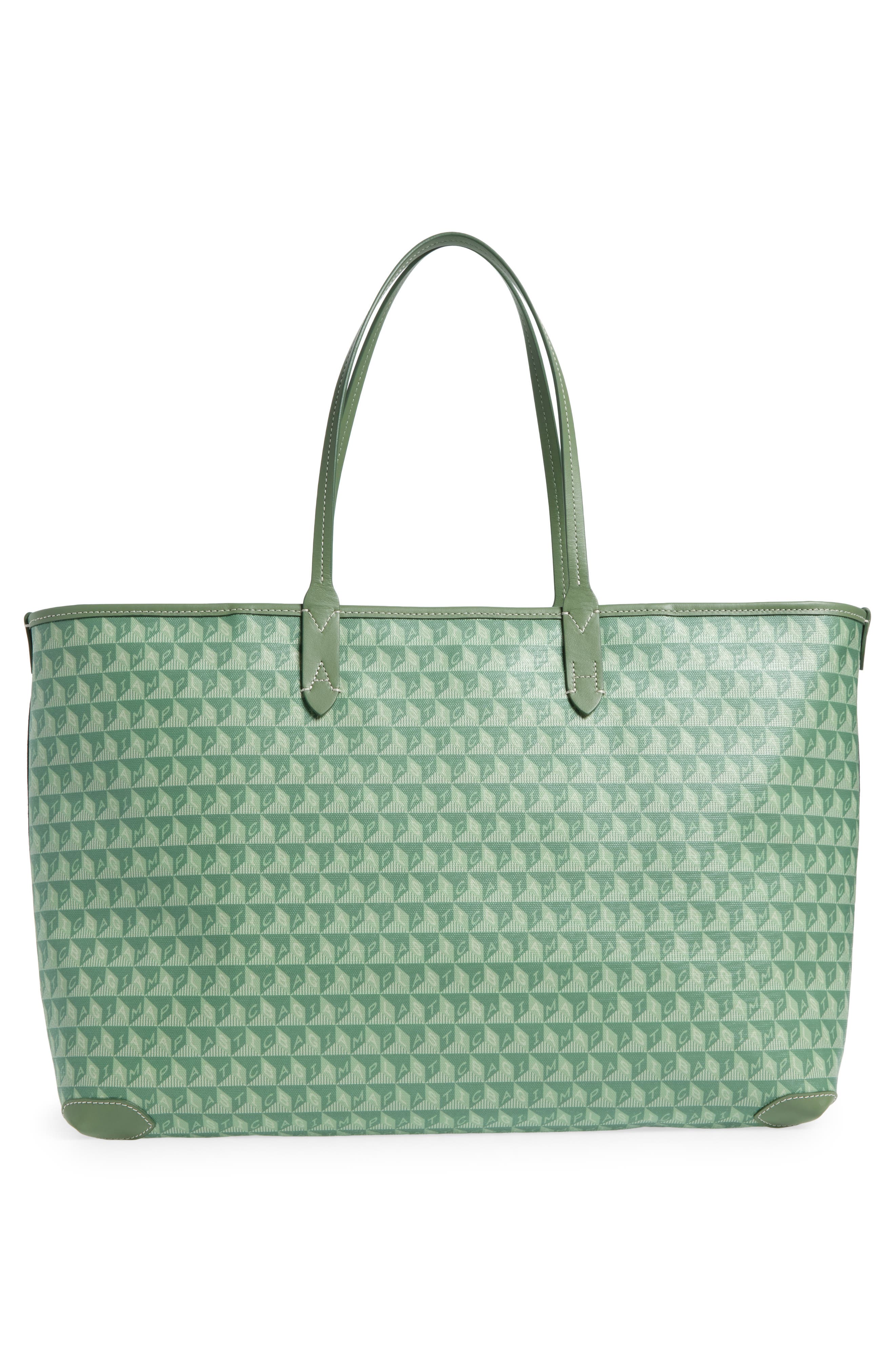 Anya Hindmarch I Am a Plastic Bag Wink Eyes Recycled Coated Canvas Tote, Alternate, color, 