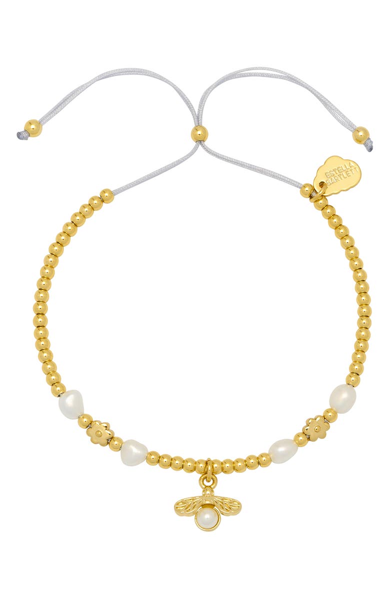 Estella Bartlett Louise Pendant Bracelet, Alternate, color, Gold