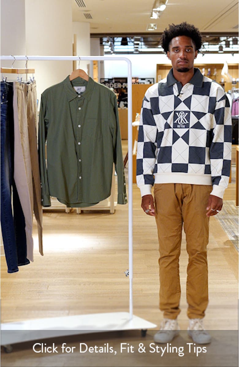 Foreman Classic Fit Washed Twill Button-Up Shirt, sales video thumbnail