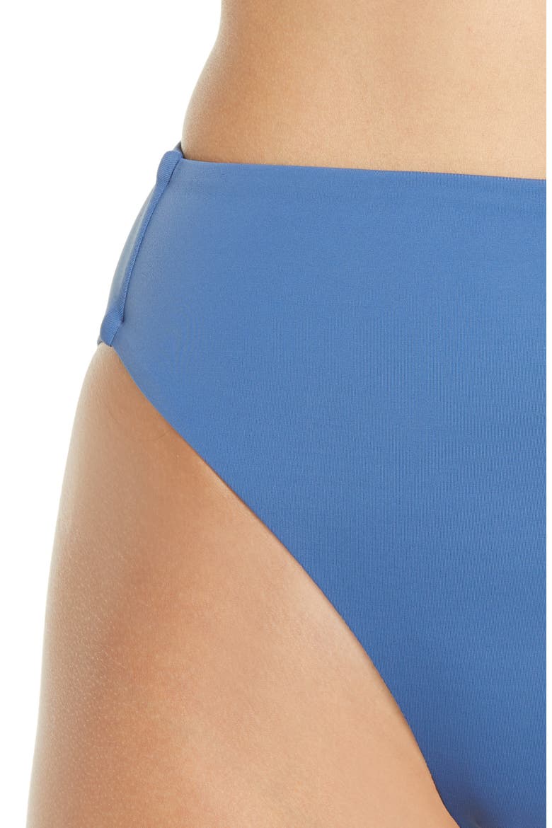 Easy Retro High Waist Swim Bottoms, Alternate, color, BLUE CANAL