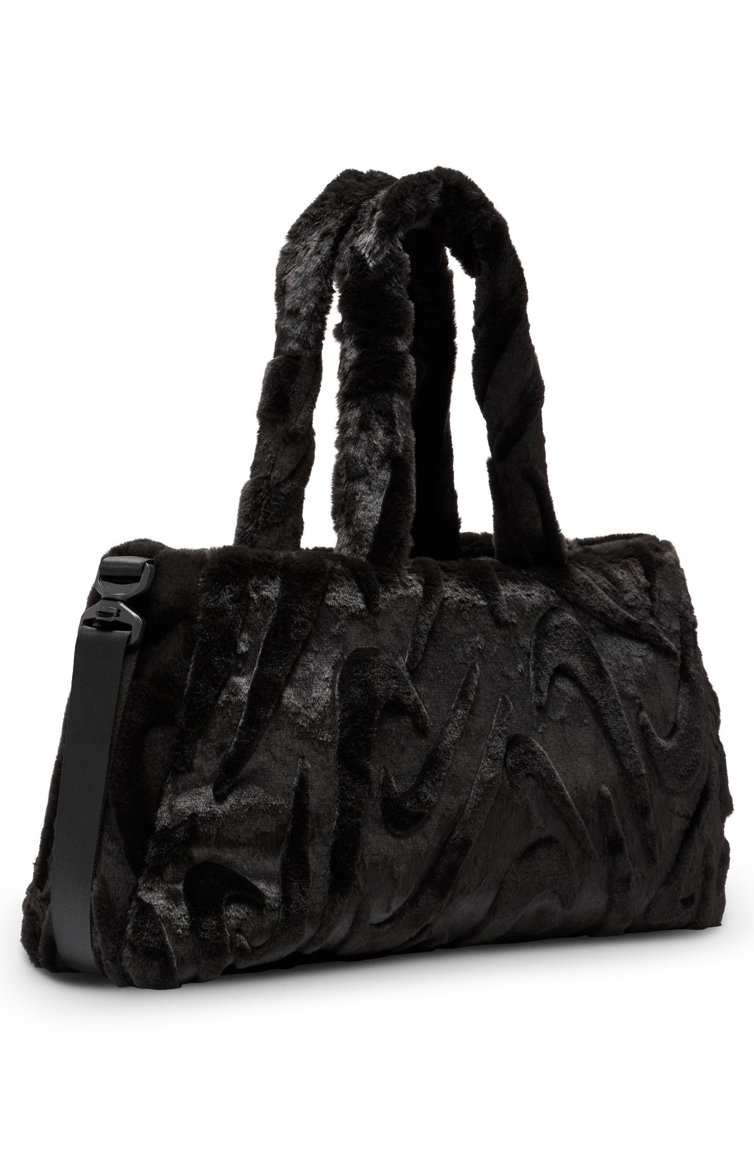 Nike Sportswear Faux Fur Tote, Alternate, color, 