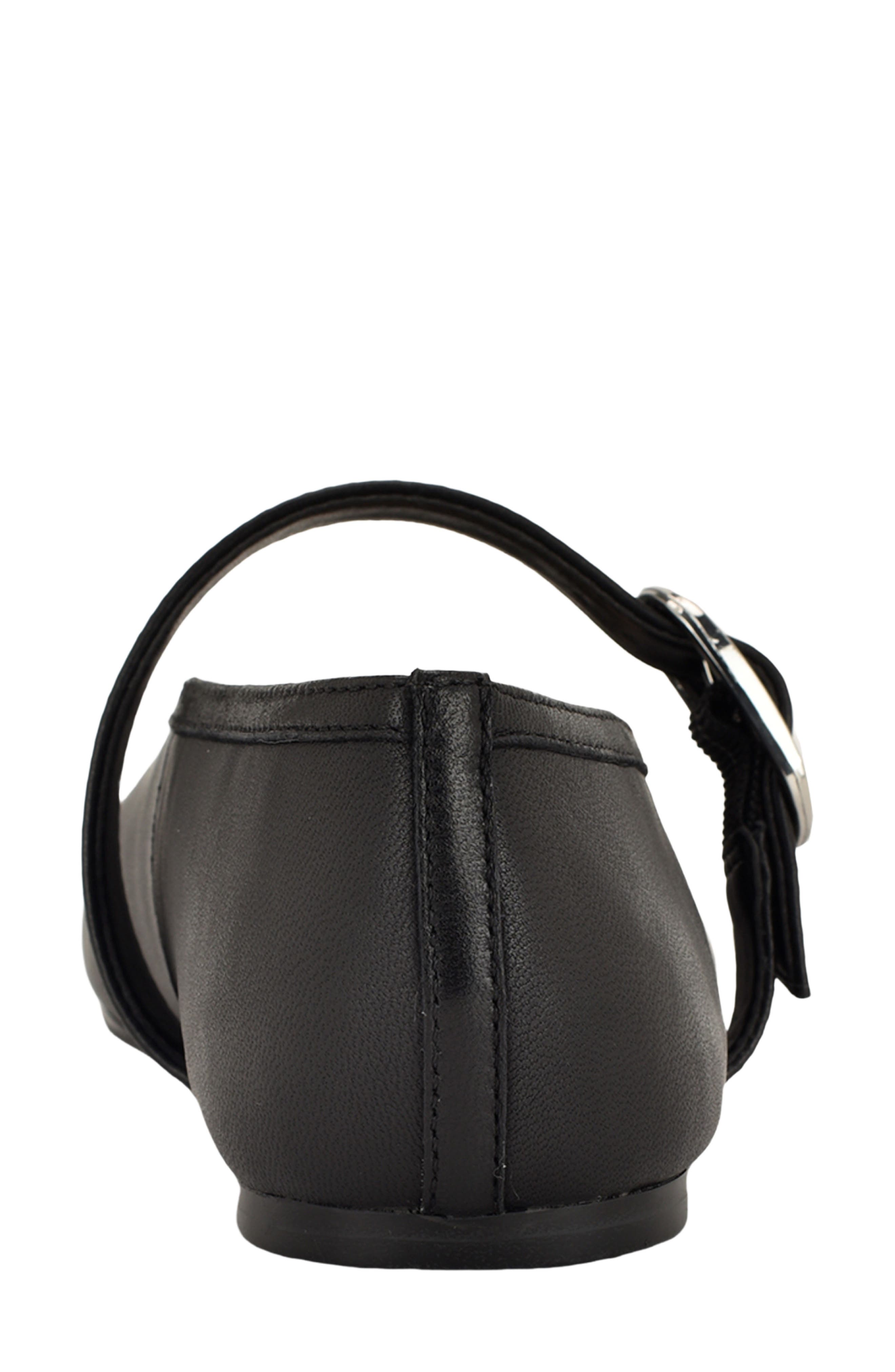 Nine West Vancee Mary Jane Flat, Alternate, color, Black