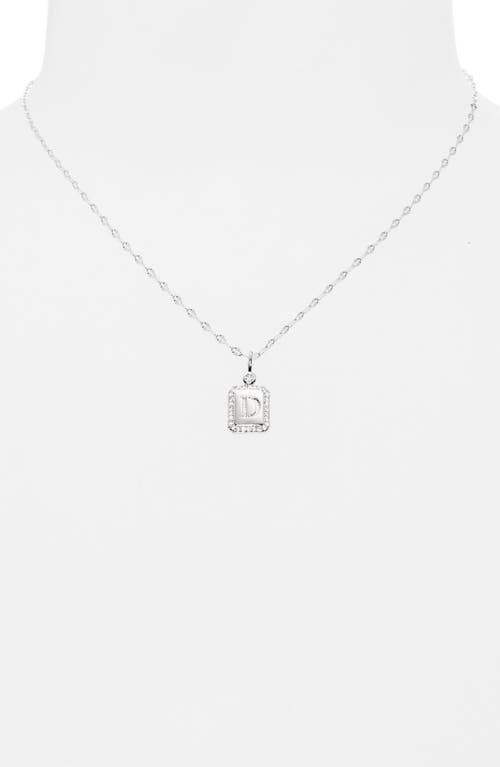 Leith Initial Pendant Necklace
