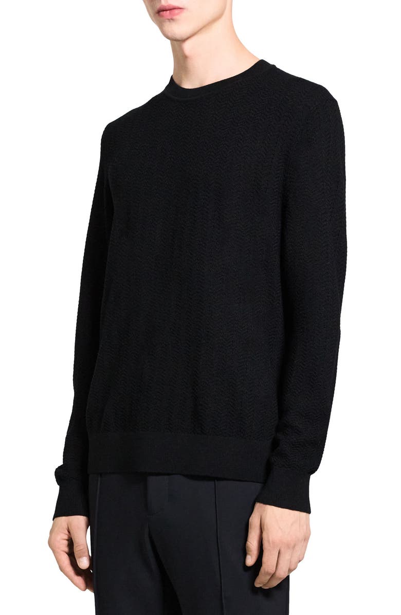 Theory Novo Merino Wool Blend Crewneck Sweater, Alternate, color, 