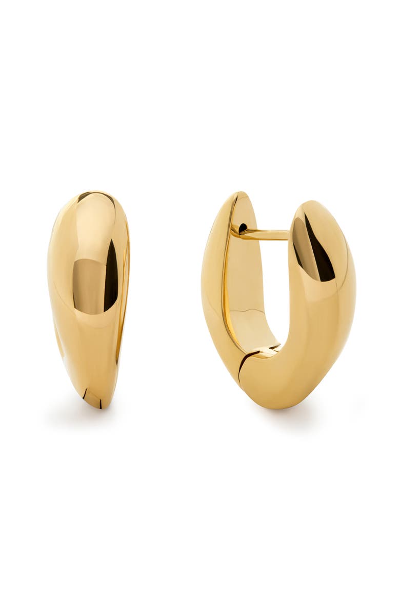 Nura Reef Medium Hoop, Main, color, 18CT GOLD VERMEIL