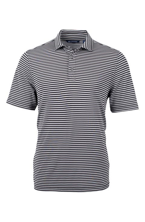 Virtue Piqué Stripe Recycled Blend Polo