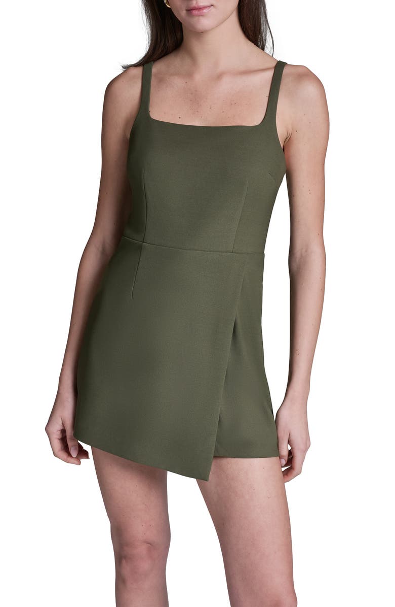 BCBG Square Neck Romper, Alternate, color,