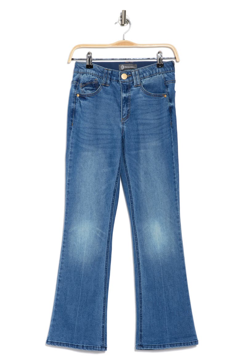 Itty Bitty Embroidered Bootcut Jeans, Main, color, MID BLUE