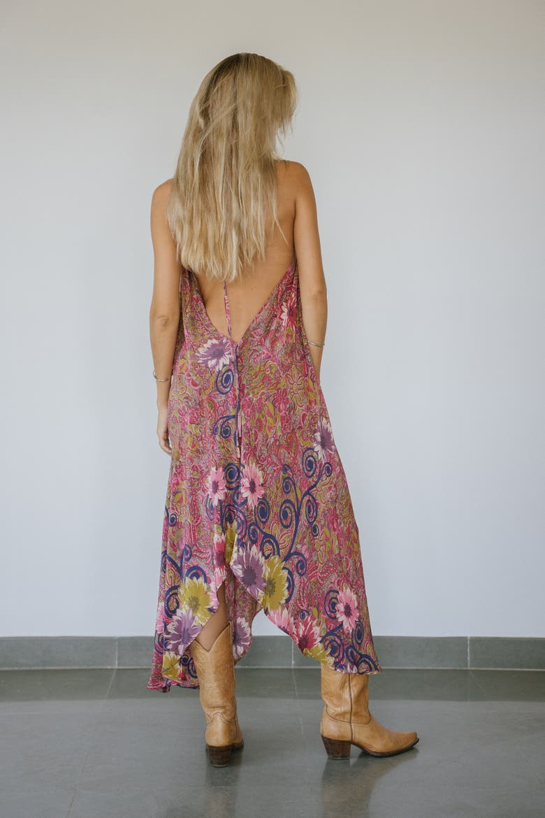 Classic Silk Dress Tatum, Alternate, color, Pink
