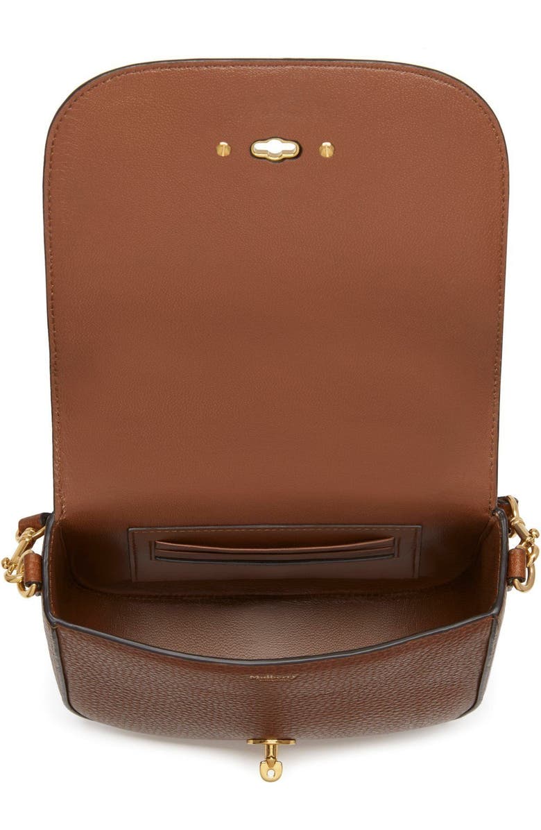 Mulberry Small Darley Leather Crossbody Bag, Alternate, color, Oak