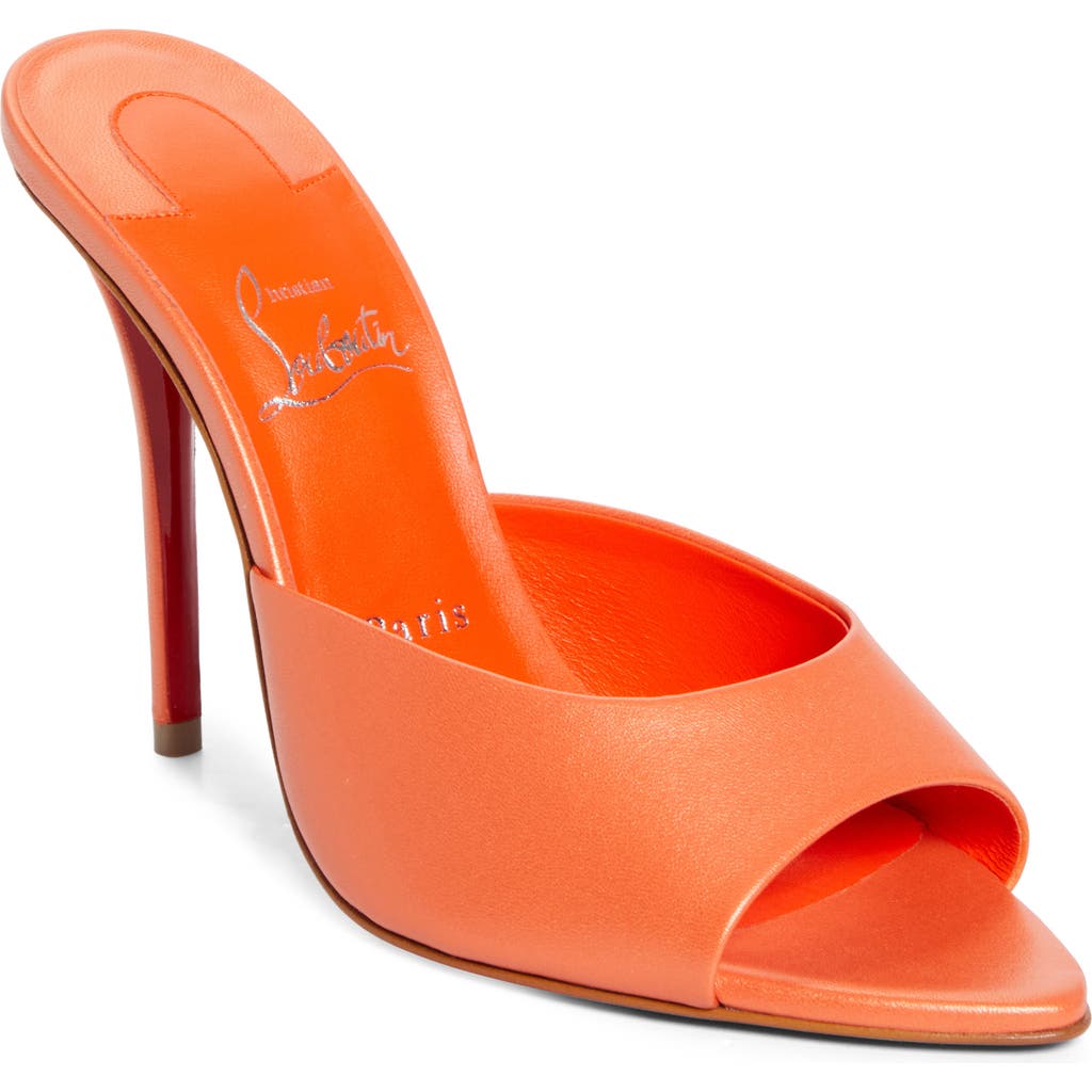 Christian Louboutin Miss Z Pointed Toe Sandal In Orange