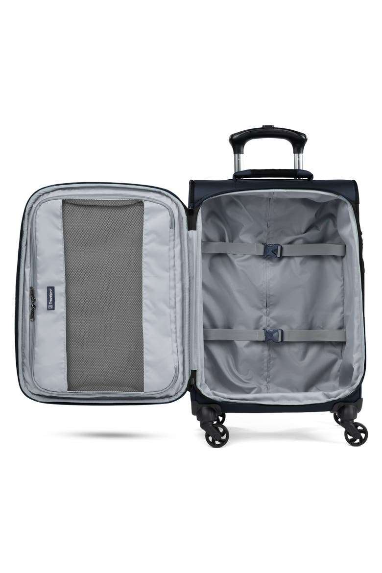 Pilot Air™ 2 21-Inch Expandable Carry-On Spinner Luggage, Alternate, color, NAVY/ BLACK