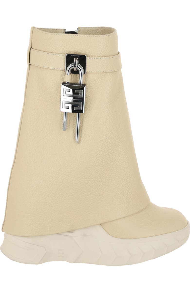 Givenchy Shark Lock Foldover Shaft Biker Boot, Alternate, color,