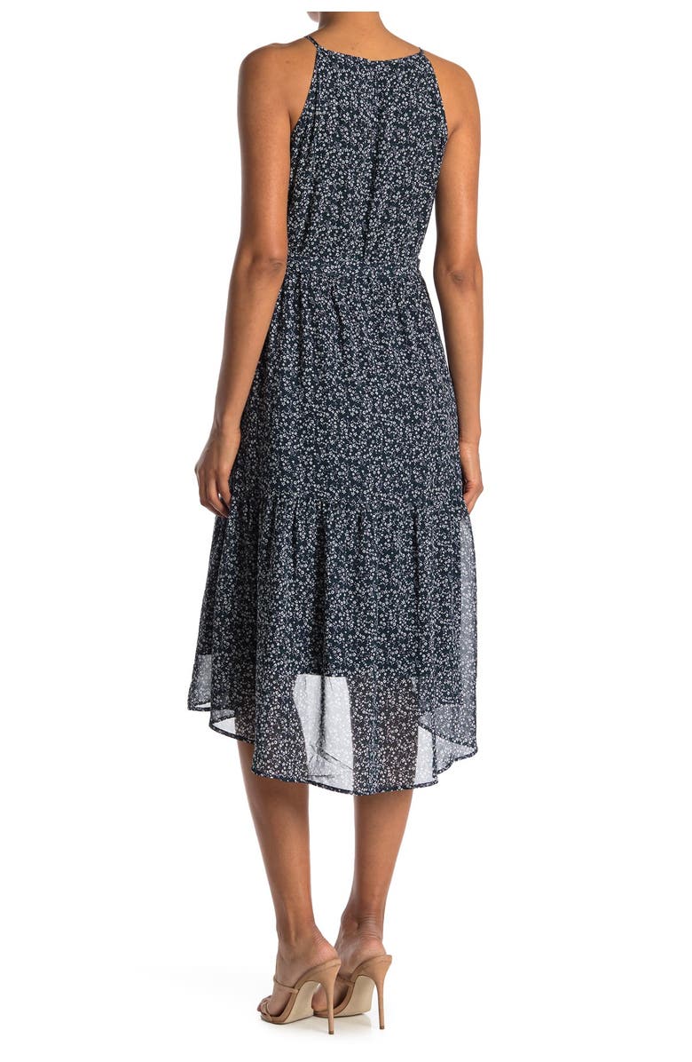 DR2 by Daniel Rainn Floral Tiered Midi Dress, Alternate, color, 