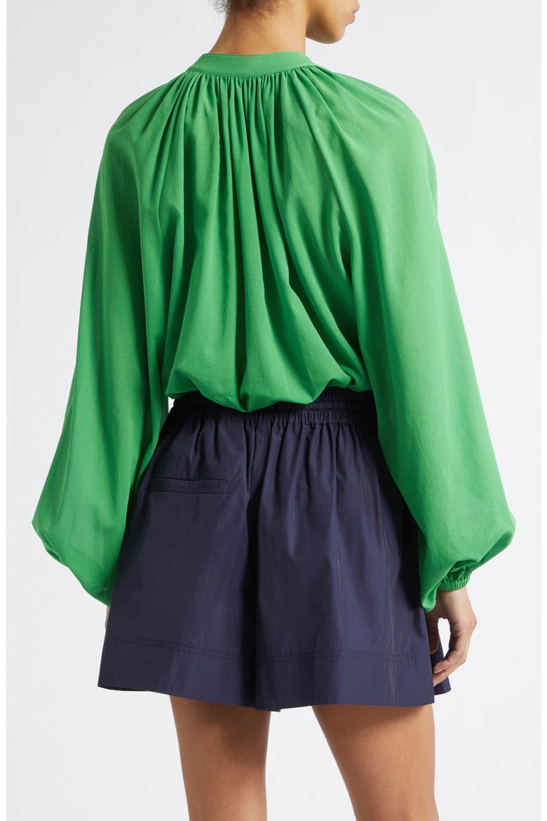 Zoey Blouson Sleeve Shirt, Alternate, color, ONLINE LIME