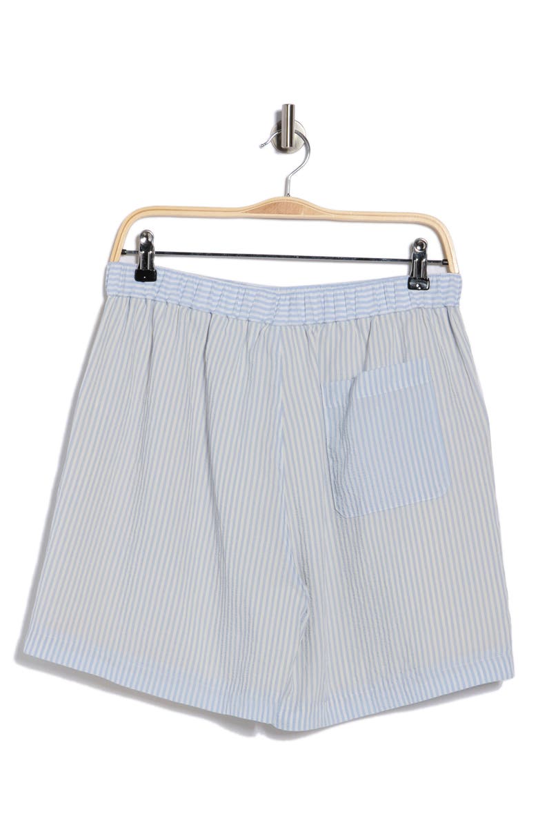 FRAME Stripe Shorts, Alternate, color, Blue Stripe