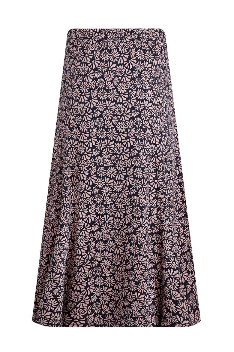 Romaro Printed Jersey Midi Skirt, Alternate, color, Tea Rose