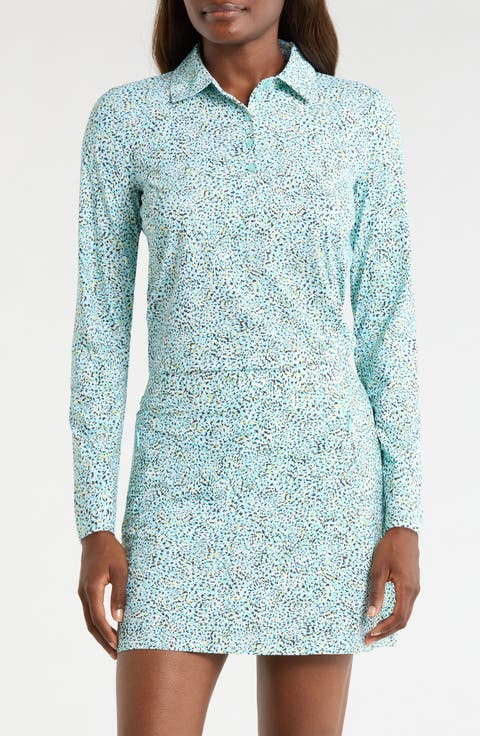 Fireworks Print Performance Polo