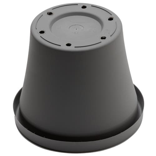 Bloem 20" Terra Pot Planter, Charcoal Gray In Gray