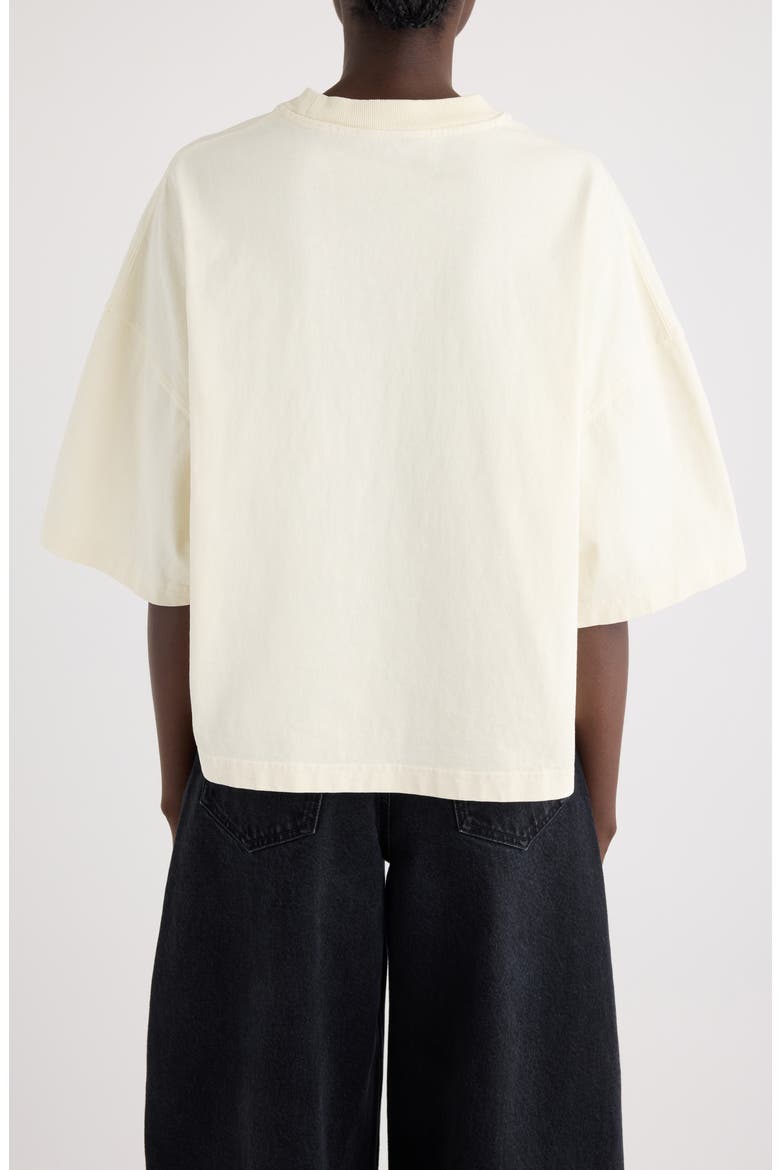 Le T-Shirt Corto Logo Embroidered T-Shirt, Alternate, color, UNI CLUB BEIGE