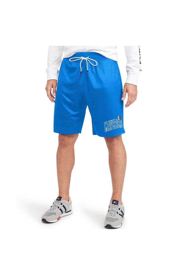 Men's Tommy Jeans Blue Dallas Mavericks Mike Mesh Basketball Shorts, Main, color, Blue