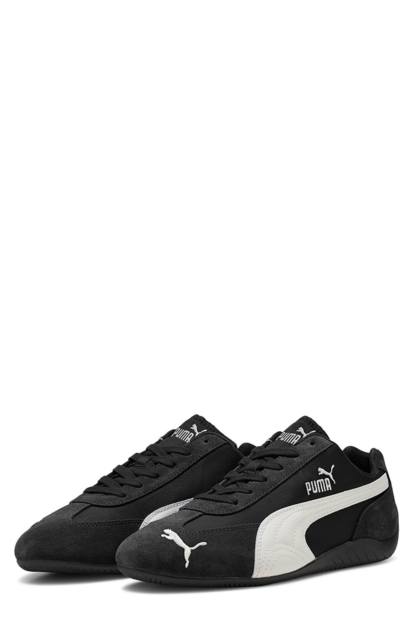 PUMA Speedcat Nylon Sneaker, Main, color, Puma Black/ Puma White