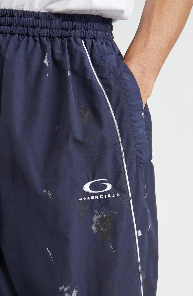 Balenciaga Paint Splatter Track Pants, Alternate, color,