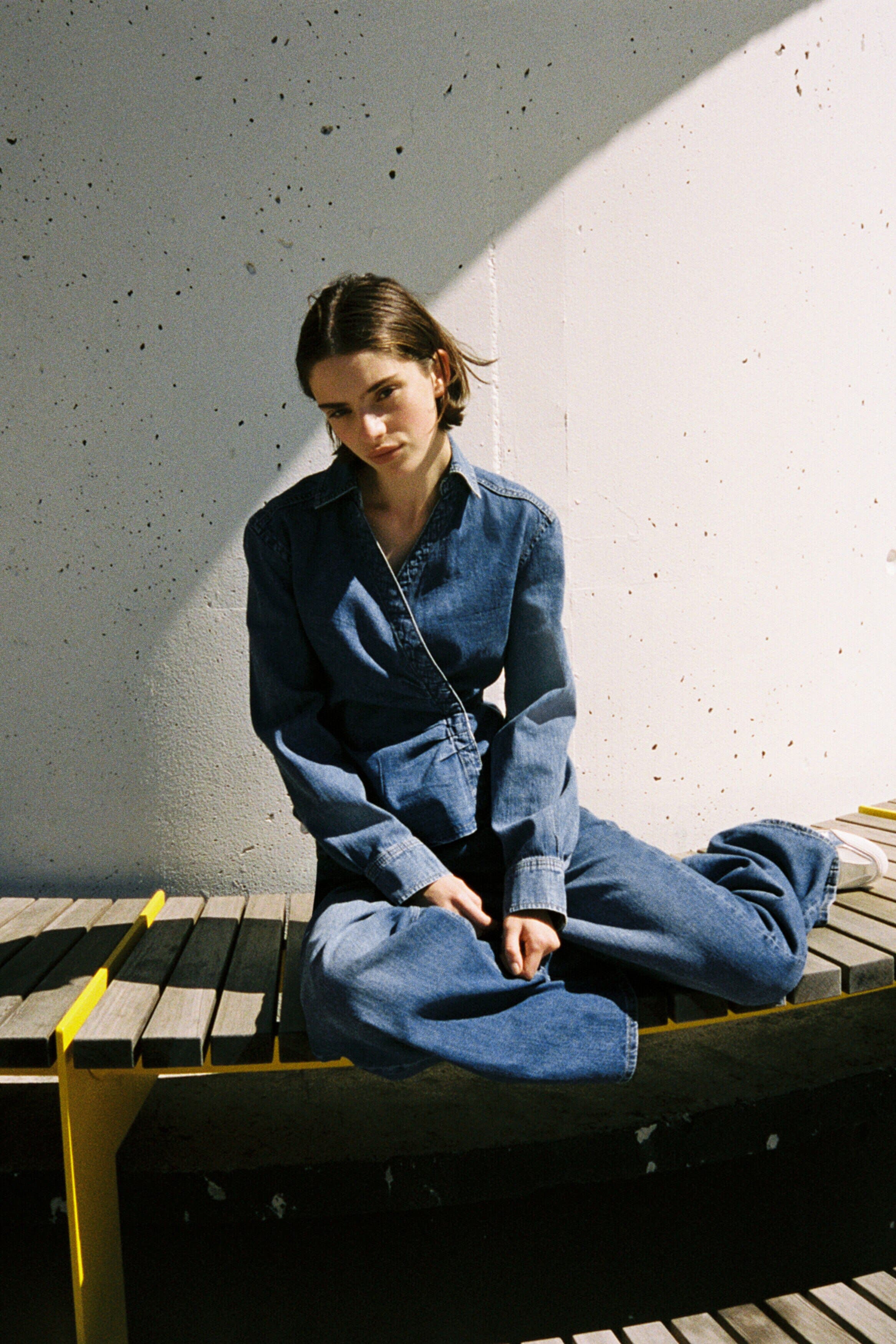 selected Denim blue