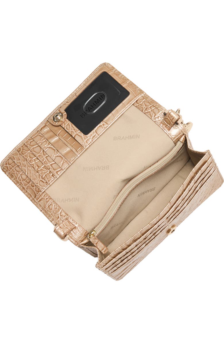 Brahmin Minuette Convertible Leather Crossbody Bag, Alternate, color, Beige Multi Whimsy