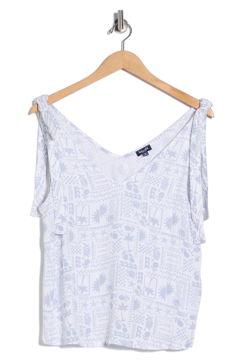 Tie Strap Tank, Alternate, color, SUNNY PRINT