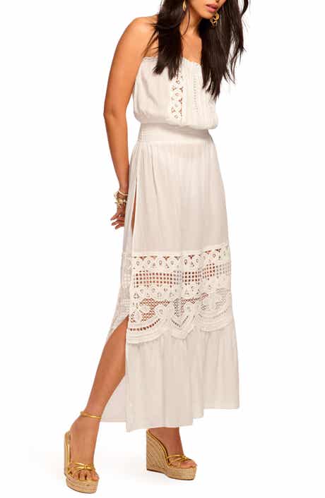 Cambridge Lace Inset Strapless Dress