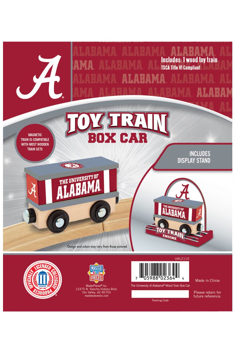 Alabama Crimson Tide Toy Train Box Car, Alternate, color, Multicolor