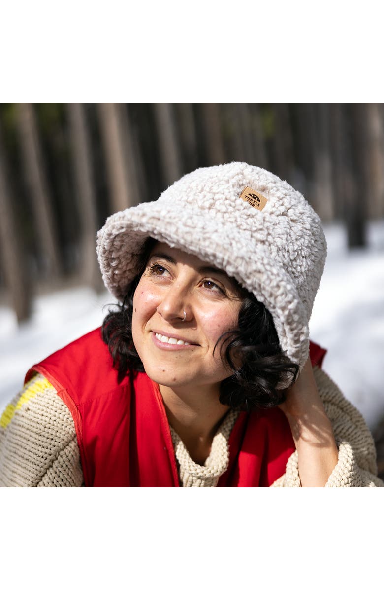 Turtle Fur Stomp Fleece Bucket Hat, Alternate, color, Mint Crush