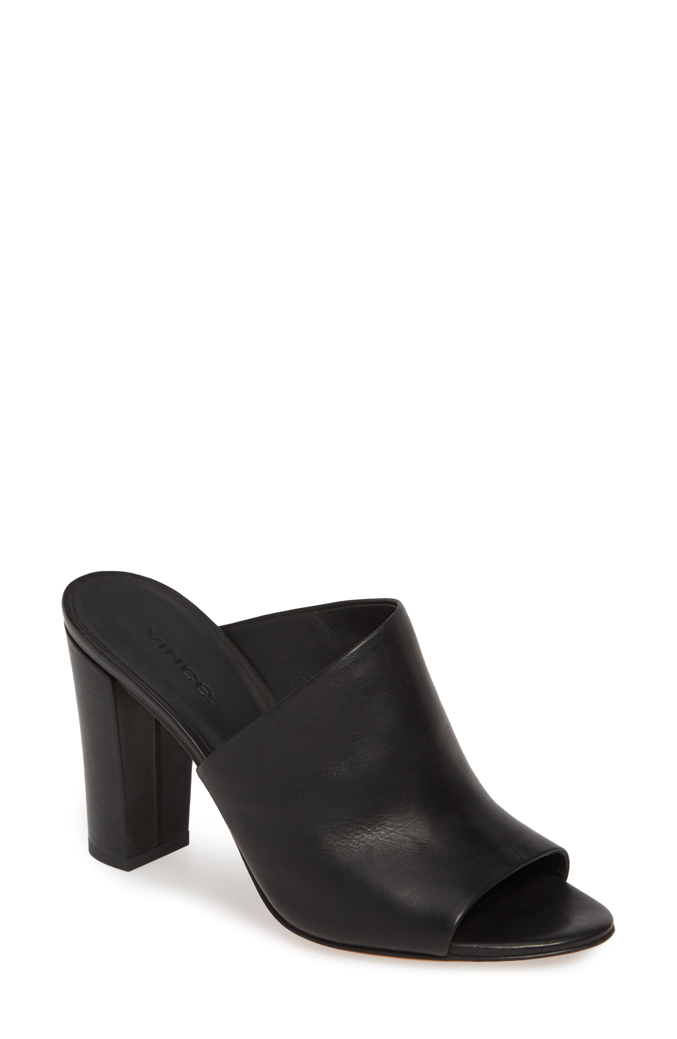 Vince Hanna Block Heel Slide Sandal, Main, color, 