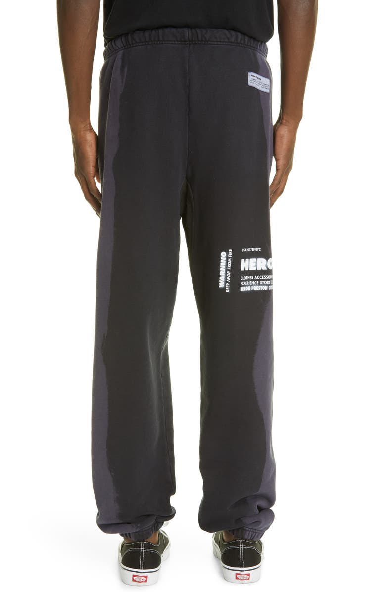 Heron Preston x Caterpillar Cat Patch Joggers, Alternate, color, 