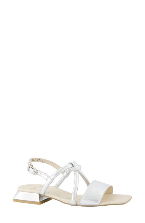 Dream Square Toe Slingback Sandal (Women)