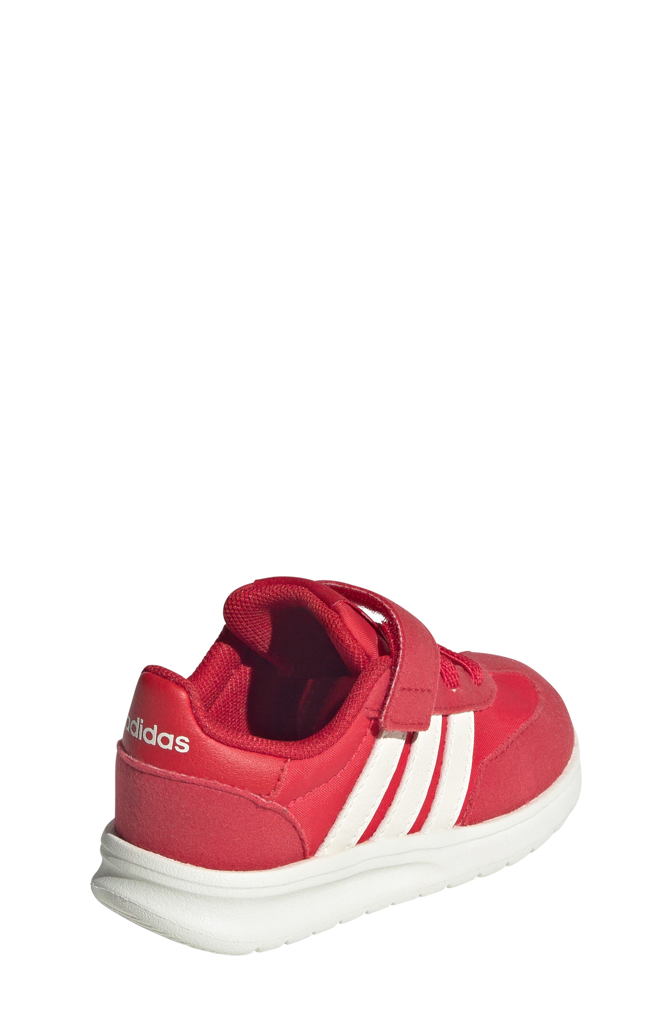 adidas Kids' Run '70s El I Sneaker, Alternate, color, Red/ Off White/ Burgundy