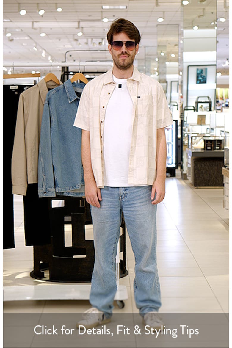 Cru Checker Short Sleeve Button-Up Shirt video