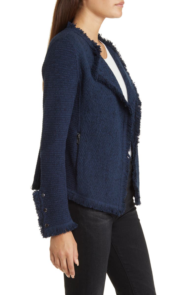 NIC+ZOE Fringe Knit Jacket, Alternate, color,