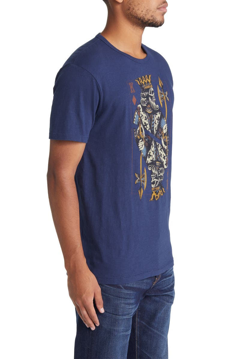 Lucky Brand King of Diamonds Graphic Tee, Alternate, color,