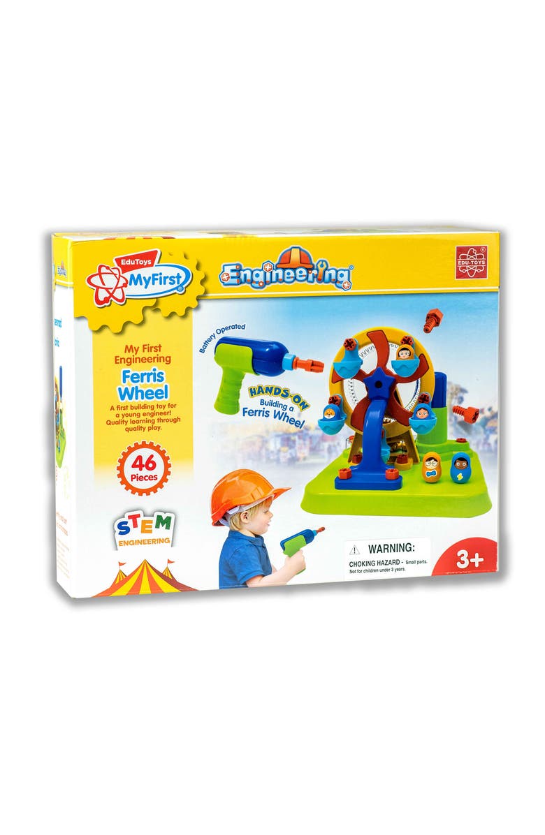 Edu Toys My First Engineering Ferris Wheel Stem Kit, Main, color, Multicolored