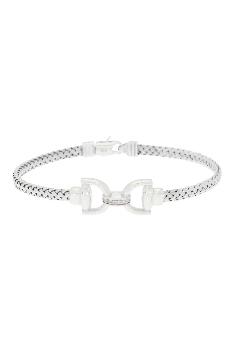 Diamond Bangle Bracelet - 0.06ct., Main, color, WHITE