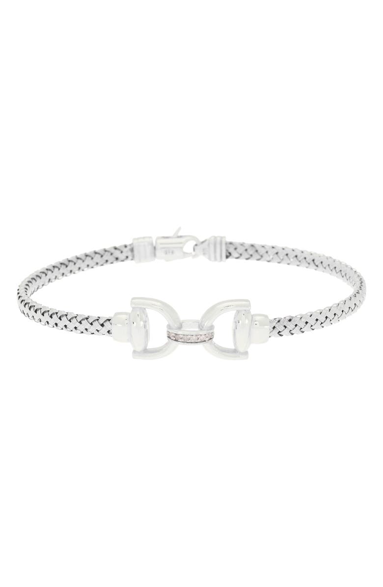 MESHMERISE Diamond Bangle Bracelet - 0.06ct., Main, color, White