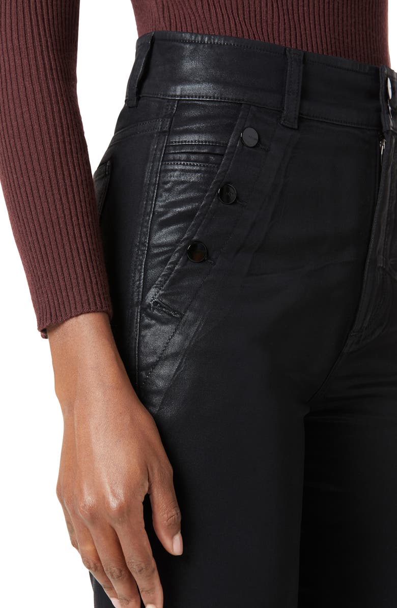 Joe's The Georgia Coated High Waist Bootcut Jeans, Alternate, color,